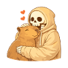 Cozy Skeleton with Capybara – Security