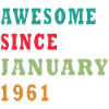 65th Birthday Original January 1961