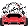 Too Fast For 6 Red Racing Car
