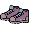 Wandern Wanderschuhe Papa
