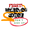 KÆMP! Don't Give Up - Motivationscitat - Mindset