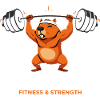 Capybarbell Fitness Training Capybara Gym