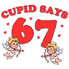 Cupid Says 67 – loving Cupid design