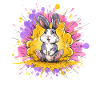 Hoppelbunny im Farbschauer