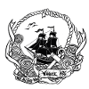 Pirate ship in a rope circle
