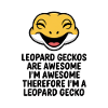 Joyful Leopardgecko Laughs Mascot