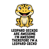 Dessin animé du Gecko léopard