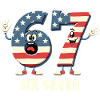 US Flag 67 Memes Six Seven