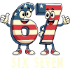 US Flag 67 Memes Six Seven
