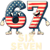 US Flag 67 Memes Six Seven