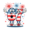 US Flag 67 Memes Six Seven
