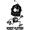 Black Running Robot