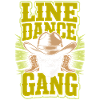Line Dance Gang Skull Cowboy