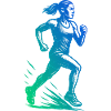Minimalist running motif