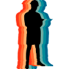 Civil Engineer Retro Silhouette Professional Art