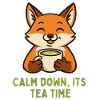 Fox Tea Time: Tranquil Enjoyment