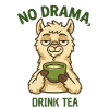 No Drama Tea Time Alpaca