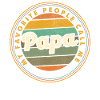 Papa Retro Badge: Lieblingsmensch