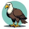 Stolzer Adler Majestätischer Greifvogel