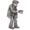 Sad Beggar | Street Walker Mug