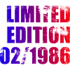 40th Birthday Limited Edition 02/1986