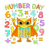 Number Day Calculatrice de Chat Héros
