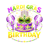 Mardi Gras Birthday Mask