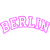 Neon Berlin Bow Typography
