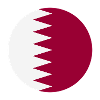 Qatar round flag