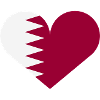 Qatar heart flag