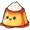 Pudding au caramel kawaï