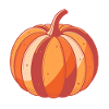 Pumpkin Pop Art Herbst