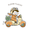 Little Escape – Scooter Illustration