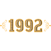 Légende depuis 1992 rétro 1992