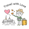 Voyager avec amour – Voyageur joyeux
