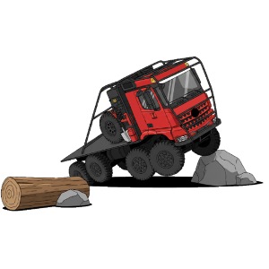 RC TRUCK TRIAL 8X8 - SCALE MODELL 8WD - KLASSE S4