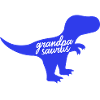 Grandpasaurus T-Rex Silhouette Dinosaur Papa