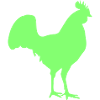 Hahn Rooster Silhouette