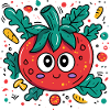 Cuddly Tomato Cartoon
