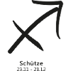 Schütze Bogen Pfeil Symbol Sternzeichen