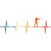 Biathlon heartbeat biathlete ski