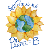 Earth Sunflower Eco Message