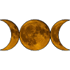 Triple Moon Wicca - Goddess in Gold