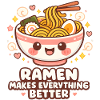 Ramen Noodle Bowl Kawaii