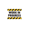 Progress in progress – warning tape
