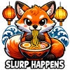 Ramen Fox Slurp Happens