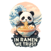 Panda Ramen Great Wave Japan