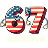 US Flag 67 Memes Six Seven