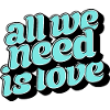 All you need is love Retro
