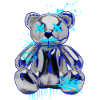 Ours en peluche néon Grifffiti Drop